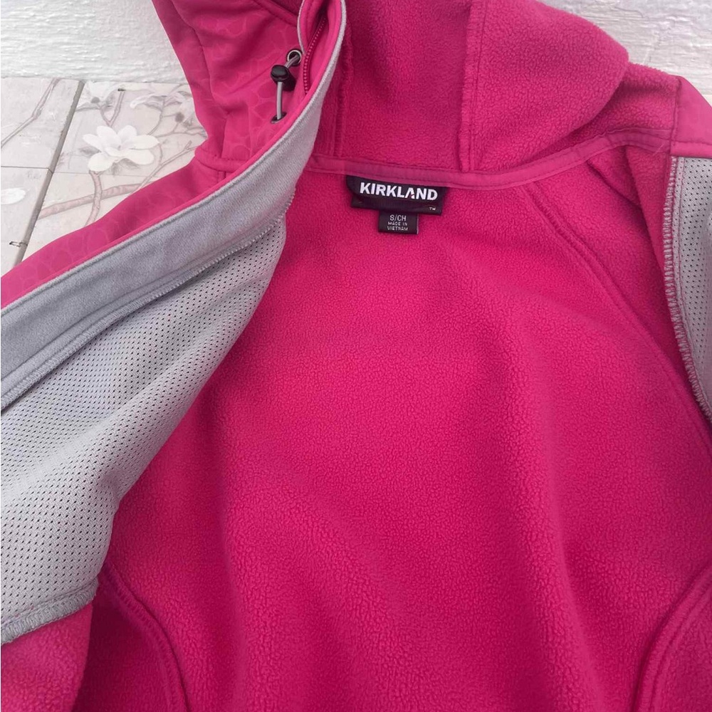 Kirklands Vibrant Pink Fleece Jacket - Picture 6 of 9